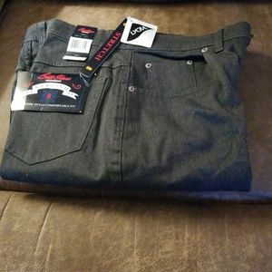 Bill Blass Jeans Steel Color Sz 10 L NWT